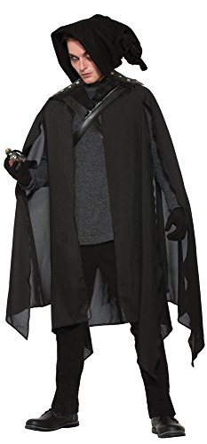 Cape de sorcier noir Forum Novelties pour fête costumée et soirée à thème