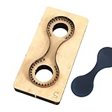 Lembeauty Leder Schneidstempel - Präzise und Vielseitig aus Holz,Zum Schneiden Von Riemenköpfen | Für Mutter Anfänger Bastelliebhaber Kleine Projekte Lederriemen Kopfschmuck