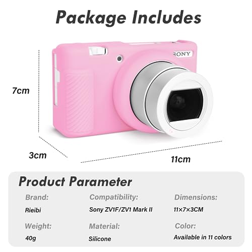 Funda para cámara Rieibi ZV-1F de silicona suave para Sony ZV1F miniatura 2