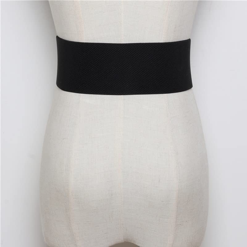 Wide Elastic Studded Belt Female Waist Goth Plus Size Stretch Ladies Long Belts for Women Corset Waistband4