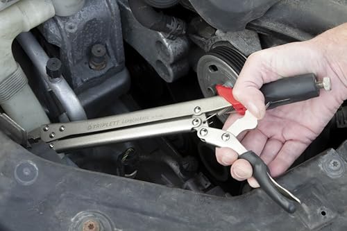 Image of Triplett TT-200 LongLockers 15-inch Extended Reach Locking Pliers with Non-Slip Handles