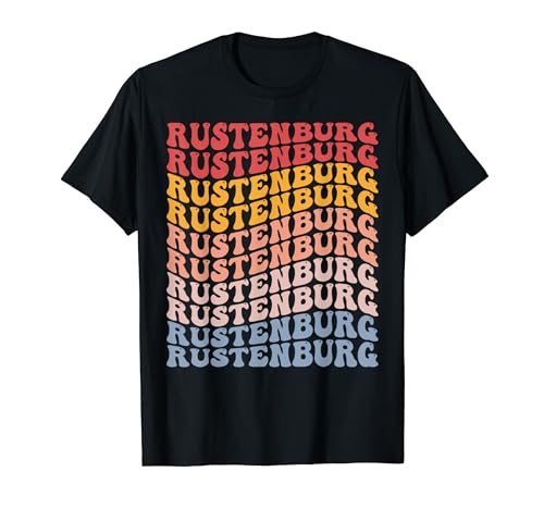 Rustenburg City Groovy Retro T-Shirt