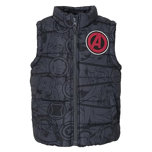 Marvel Avengers Iron Man Thor Captain America Zip Up Vest 2fer Jacket and Pullover Fleece Hoodie Toddler to Big Kid3