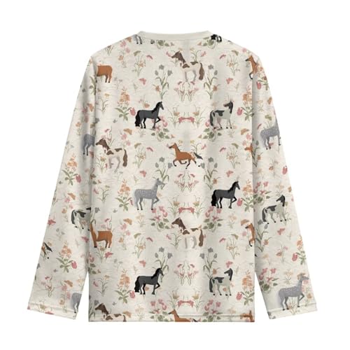 Ystardream Cartoon Shirts for Toddler Girls Long Sleeve Shirts Casual Pullover Girls' Tops,Tees & Blouses2