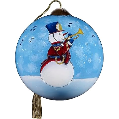 Ne’Qwa Art Hand-Painted Snowman Ornament Cover