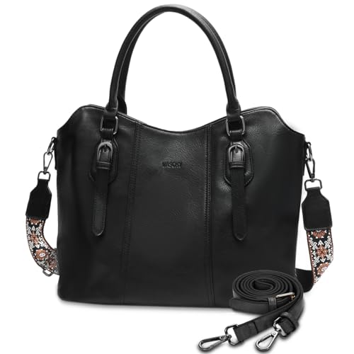 Image of VASCHY Hobo Purse for Women, Two-Strap Set, Easily Converts to Shoulder Bag, Crossbody Bag, or Tote Handbag, Travel Work Bag