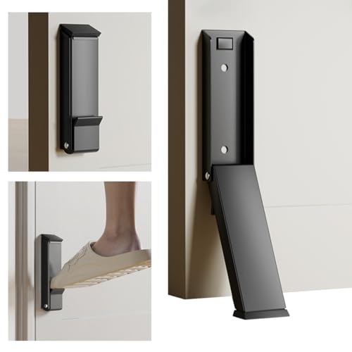 Image of HASTHIP Door Stopper for Home Rubber, Spring Loaded Heavy Duty Holder | Door Stopper For Main Door Step On /Off Doors Holder Anti-Collision Safety Top Doors Stoppers Door Stoppers For Home, Office
