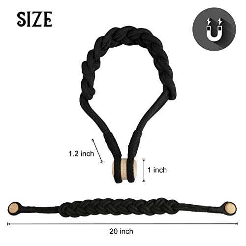 Alzapaños magnéticos de cortina para salón y dormitorio, cuerda trenzada de algodón OUdini 3