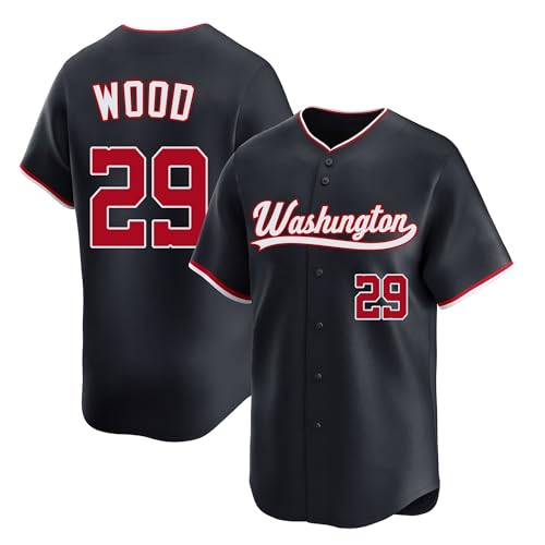 Camiseta Washington de béisbol con costuras para hombre, mujer, juvenil y niño miniatura 1