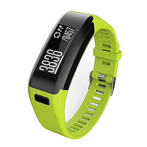 Meoket Compatible para Garmin Vivosmart HR Smart Watch,Correa de Silicona Garmin Vivosmart HR Smart Watch (Verde Claro)