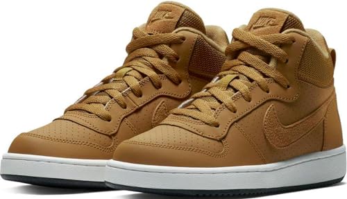 Nike Court Borough MID GS (839977-71)_6.5Y - Wheat/Wheat-White3