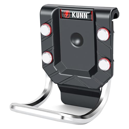 KUNN Hammer Holder for Belt Quick-Release Tool Holster & Loop Fits Up to 2.7 Belts Heavy-Duty Aluminum Alloy Clip for Hammer Hatchet Mallet - 1 Pack