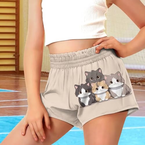 Girls Shorts Size 3-16 Years Old for Active Athletci Outdoor Sports3