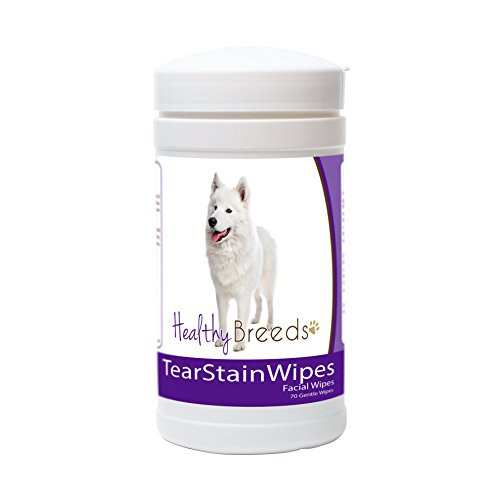 Image of Healthy Breeds Samoyed Tear Stain Wipes 70 Count