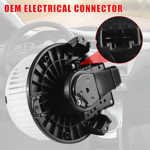 Image of AC Heater Blower Motor Compatible with - Ram 1500 2014-2018 | for Jeep Wrangler 2014-2017, Wrangler JK 2018 - Replace# 68232369AA, 75025, 700308