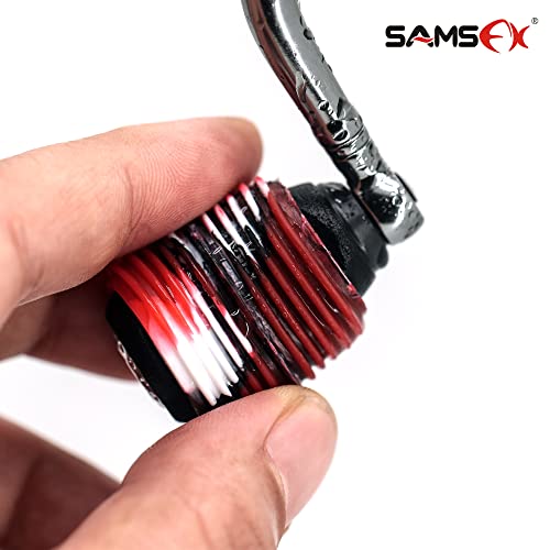 Image of SAMSFX Fishing Reel Handle Grips Baitcaster Knob Covers 3 Pairs in Pack