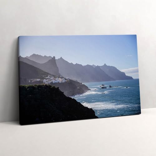 Vue sur les montagnes océan tableau pour s'évader à la maison