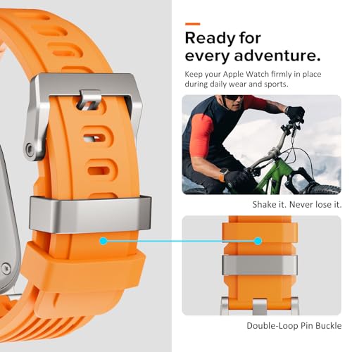 Image of KADES Rugged Sport Band for Apple Watch with Durable Metal Connector