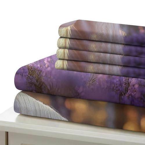 Housse de couette cheval blanc en microfibre durable impression 3D