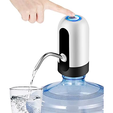 5 Gallon Water Bottle Dispenser, USB Charging Water Bottle Pump Cover