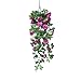 Produktbild Lazzboy Simulation Gefälschte Wandbehang Orchidee Hängenden Korb Wohnzimmer Balkon Kunstblumen Veilchen Blumen/hgende Kunstblumen/hgende Kunstpflanzen/kunstpflanze Hängend/Party Hochzeit(D)