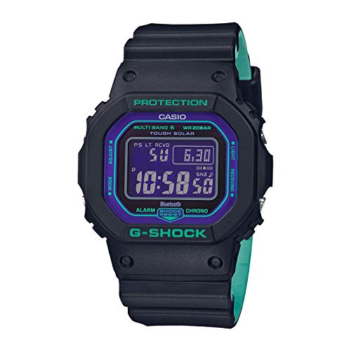 Preisvergleich Produktbild Casio Unisex Digital Quarz Uhr mit Kautschuk Armband GW-B5600BL-1ER
