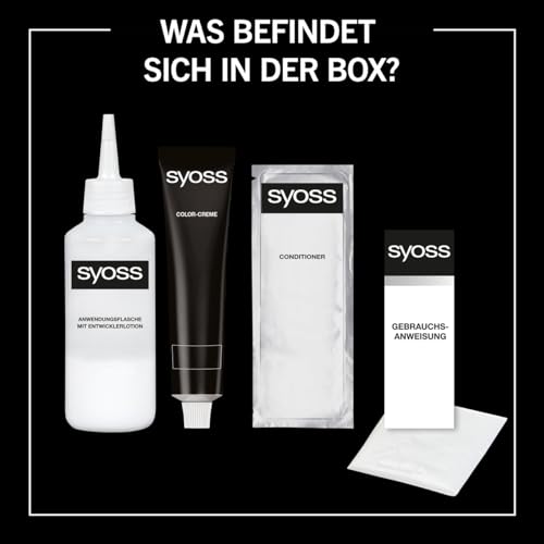 Foto von Syoss Color Coloration 5_29 Intensives Rot Stufe 3 (3 x 115 ml), permanente Haarfarbe für bis zu 10 Wochen Farbintensität und 70% weniger Haarbruch*