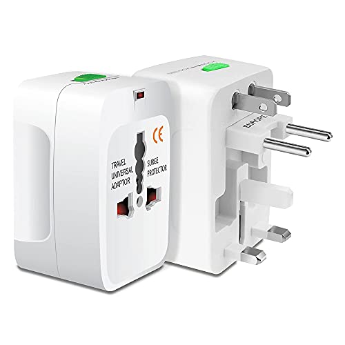 Worldwide Power Adapter Works for GoPro HERO3+ Silverdton is Universal for 90% of Travel Between US/EU/CN/AUS/NZ/UK Type
