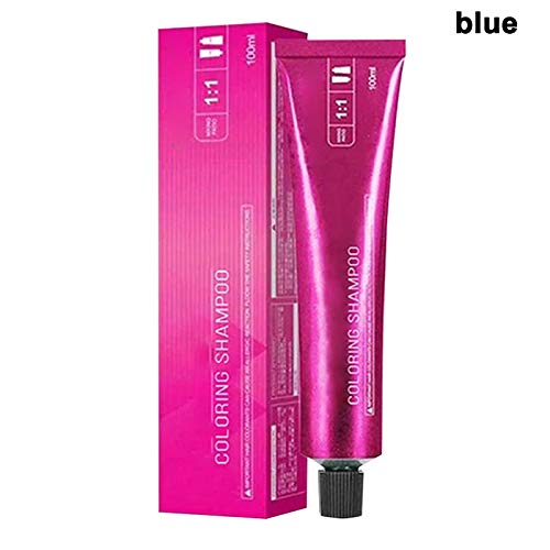 Tenflyer Hair Dye, Hair Coloring Shampoo, Mild Safe Hair Dyeing Shampoo for Men Women All Hairs