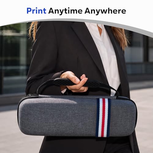 Image of TATTMUSE Carrying Case for Portable Printer, Compatible with A285M /A282M /A281M /M832 /M832D /M834 Letter & A4 Wireless Thermal Printers, Travel Storage Bag (Case Only)