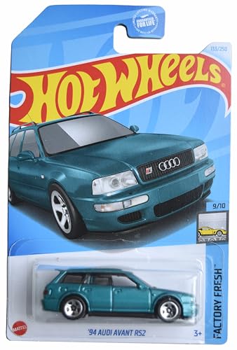 Hot Wheels Audi Avant RS2 1994 1:64 Teal miniatura 1