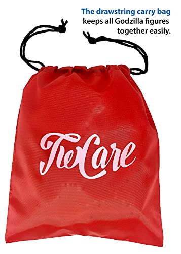 Twcare Set Of 4 Godzilla Toys Movable Joint Action Figures King Of The Monsters Burning Heisei Mecha Ghidorah Pack Plastic Mini Dinosaur Birthday Kids Cake Toppers Package #TOP5