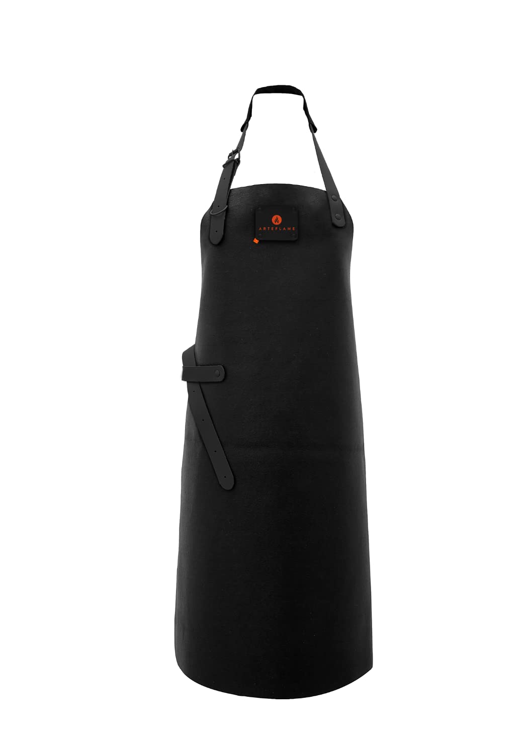 ARTEFLAMEFine Leather Grill Apron – Premium BBQ Apron with Handmade Italian Leather - Durable and Stylish Design