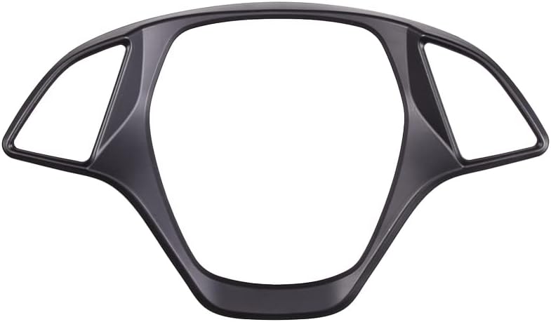 Car Steering Wheel Cover Molding Cover Trims Accessories Compatible for Chevrolet Corvette C7 2014-2019 Carbon Fiber Look Steering Wheel Accessories for Corvette C7 (ABS Plastic, Matte Black)