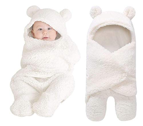 Image of BRANDONN Baby Blanket Newborn Gift Pack of Swaddle Wrapper, 0-9 Months, Length 68 cm x Width 68 cm