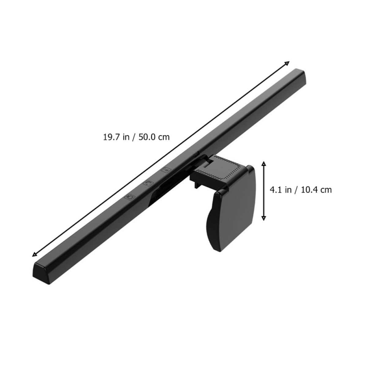 SHERCHPRY Lámpara LED Protección Ocular Material Abs y Aleación de Aluminio Luz Asimétrica Ajustable para Monitor de Computadora Portátil Adecuado para Uso en Escritorio