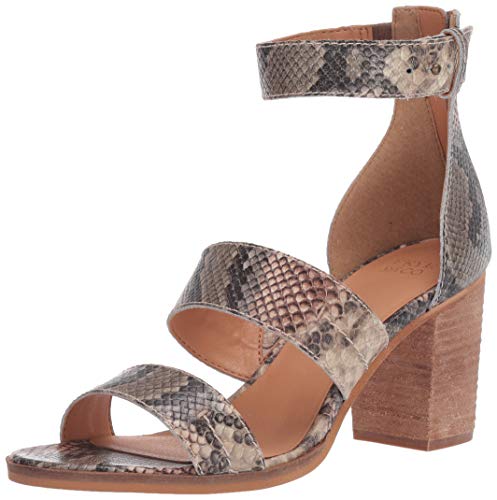 Frye And Co. Women's Bryn Stitch Sandal Heeled, Taupe Snake, 6.5 M Us #TOP27