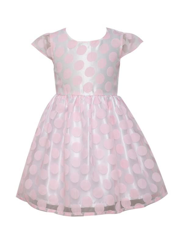 Image of Funshine Girls Spring Summer Casual Dress for Kids | Soft Breathable Comfortable Everyday Wear for Play School Outings Birthday Parties & Family Occasions | Stylish Lightweight Trendy Outfit