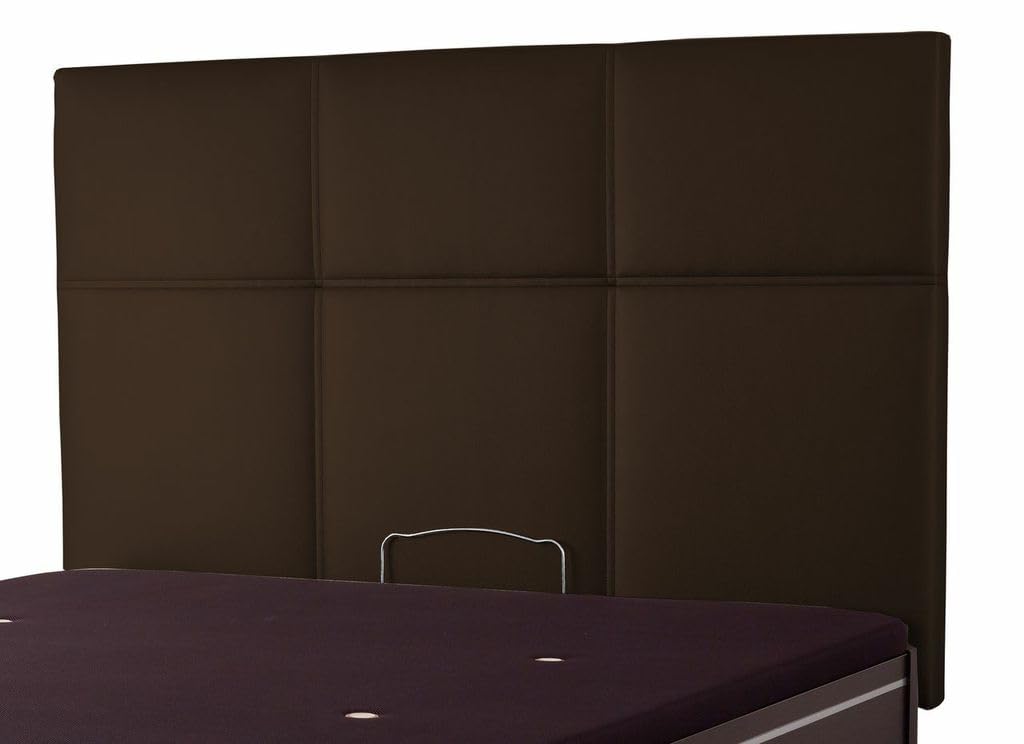 Cabecero Cama Individual Eden | Cabezales de Cama | Tapizado en Polipiel | Tamaño 100 x 100 cm | Color Marrón
