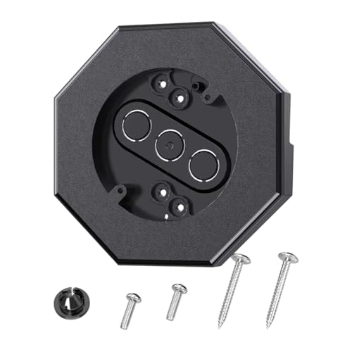 Blocs de fixation pour revêtement vinyle - Support en L noir pour montage extérieur durable