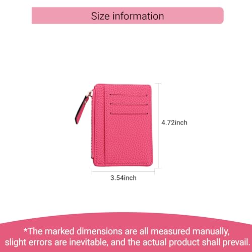 Slim RFID Credit Card Holder, Wallet with Zipper Pocket for Men Women4