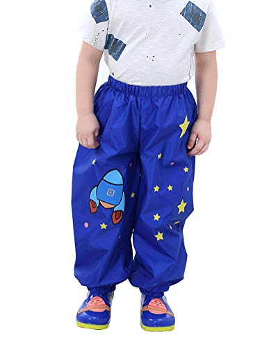 Pantalones Impermeables de Dibujos Animados para Lluvia Ropa de Lluvia para niños y niñas Jugar al Aire Libre