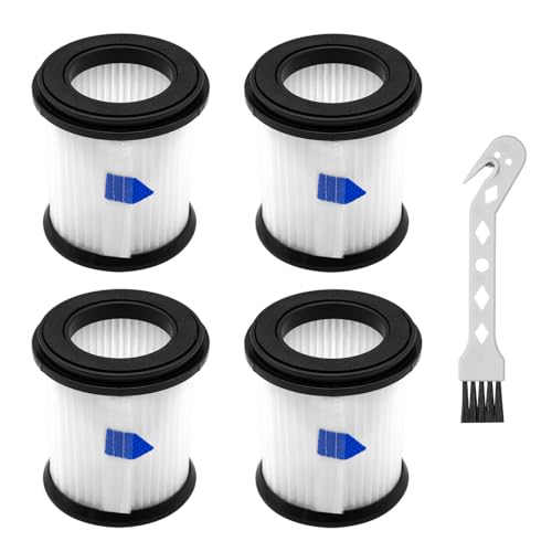 Garbage fighter 4PCS HEPA Filter with Mesh Filter Replacement for INSE N5S N5T S6T S6P Pro Cordless Vacuum Cleaner