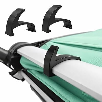Sintrix Fab Set di 2 ganci per zaino e borsa adatti per Thule Urban Glide 1/2/3 & Chariot Sport Cross CX1, ganci per passeggino, rimorchio per bicicletta, accessori per zaini, borse e caschi