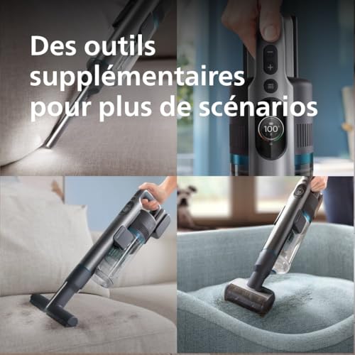 Aspirateur sans fil Philips 8000 Series Plus XC805501 - vue 7