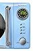 Nostalgia Retro Compact Countertop Microwave Oven - 0.7 Cu. Ft. - 700-Watts with LED Digital Display - Child Lock - Easy Clean Interior - Blue
