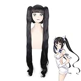 AEQPUIYE Sword Oratoria Hestia Kami Sama Cosplay Wig Heat Resistant Synthetic Wigs for Halloween Costume Party Role Play+Wig Cap
