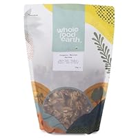 Wholefood Earth Organic Walnut Halves 1kg Raw | GMO Free | Vegan | High Fibre | High Protein | Certified Organic