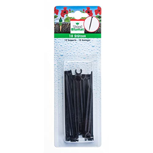 Blumat Drip Irrigation Parts - Tropf Support Stakes for Supply Tube and Drippers - Secure and Prevent Clogging in Your Drip Irrigation System - 10 Pack
