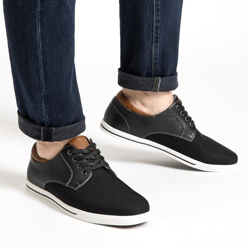 Bruno Marc Men's Oxfords Sneakers Casual Dress Shoes,Size 11,Black,RIVERA-01